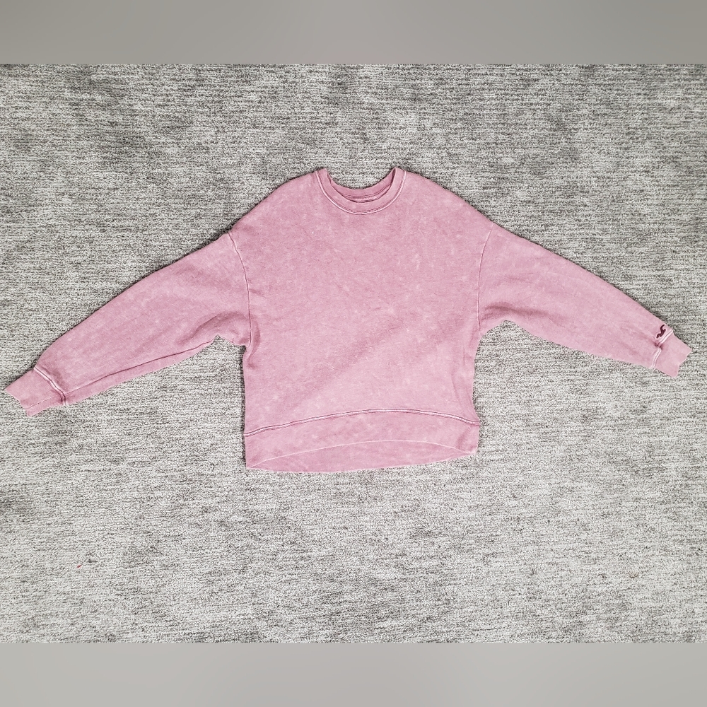 Hollister Small Pink Crewneck Sweatshirt - Picture 1 of 8